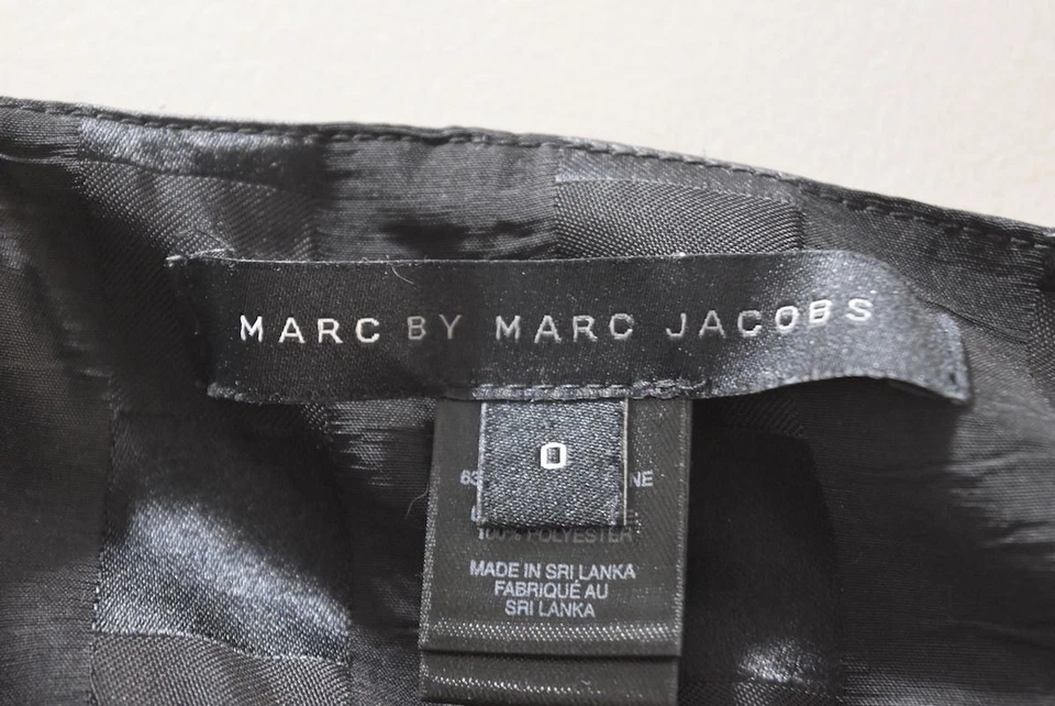 Vestido para mujer Marc Marc Jacobs talla 0 negro funda sin mangas por encima de la rodilla fiesta Foto 4 de 4