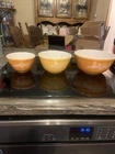 pyrex golden butterfly mixing bowl set
