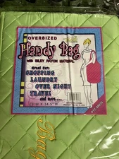 Oversize Foldable Tote Nylon Reusable Grocery Bag Laundry overnight travel 