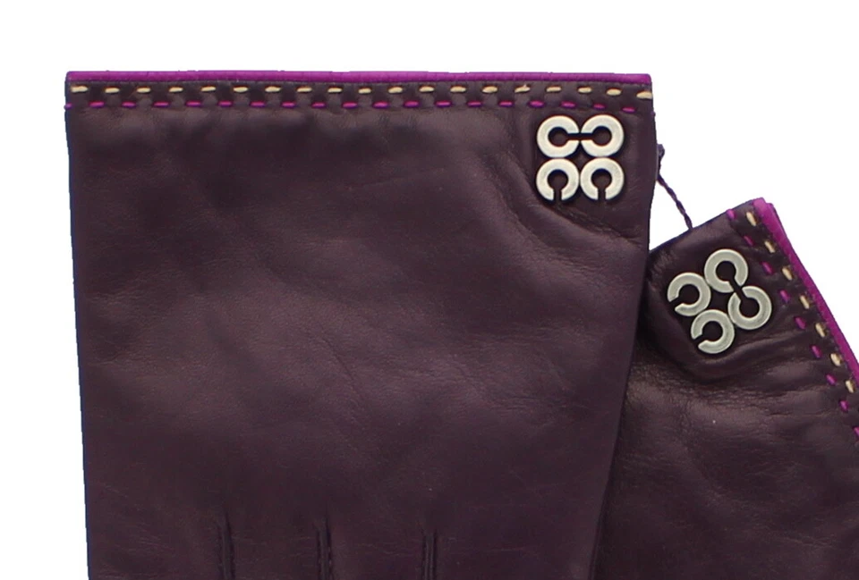 Guantes Coach forrados en cachemir para mujer 81918, guantes de conducción Coach de cuero para mujer Foto 4 de 4