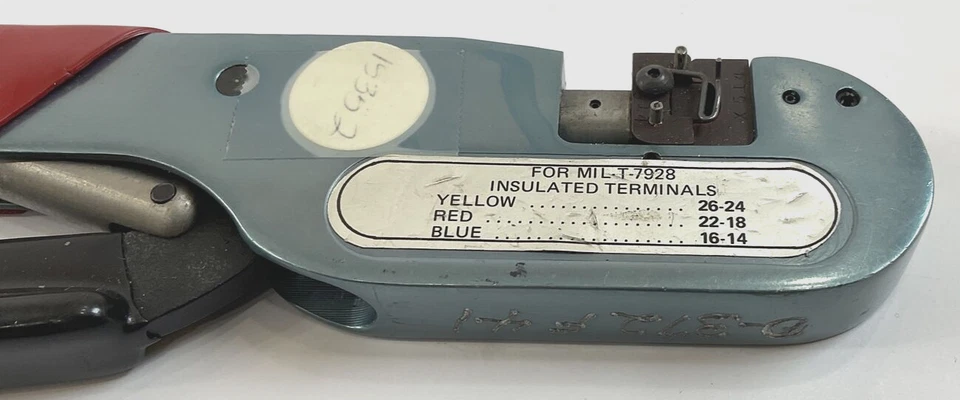 Herramienta de crimpado de trinquete manual DMC Daniels HX3-514 Mil-T-7928 con juego de troqueles 514 Foto 3 de 4