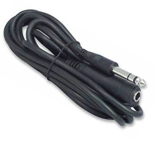 Cable SF 1/4" estéreo macho a hembra cable, 6 pies - Imagen 2 de 2