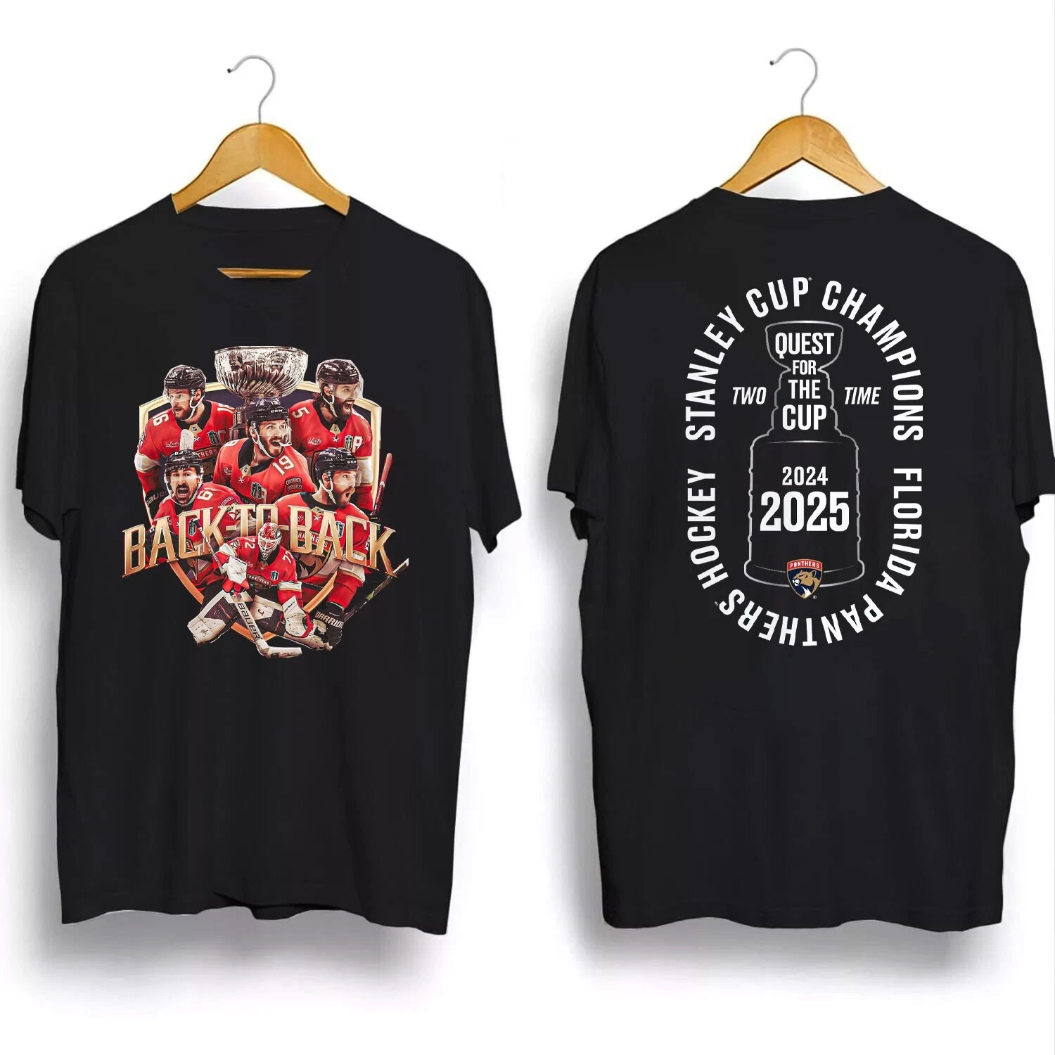 Florida Panthers Back to Back Champions T-Shirt