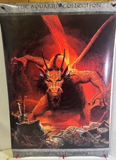 ROLLED GREAT RED DRAGON KEITH PARKINSON FANTASY POSTER AQUARIUS COLLECTION P13