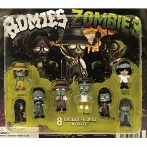 Homies Big Heads ZOMBIES HOMIES FIGURES Complete Set of 8 figures