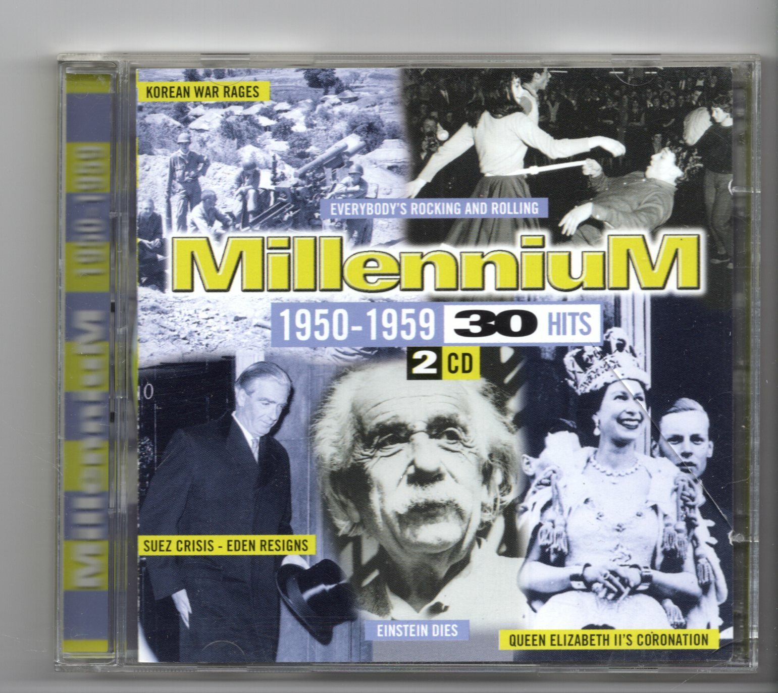 (JH167) Millennium, 1950-1959, 30 tracks various artists - 1999 double CD