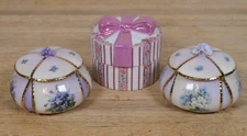 (3) Vtg 1999 Ardleigh Elliot Porcelain Music Boxes Mozarts Minuet Magic Flute