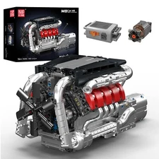 Mould King 10203 V8 Engine 1169Pcs Engineering Motor Building Block Toy STEM DIY