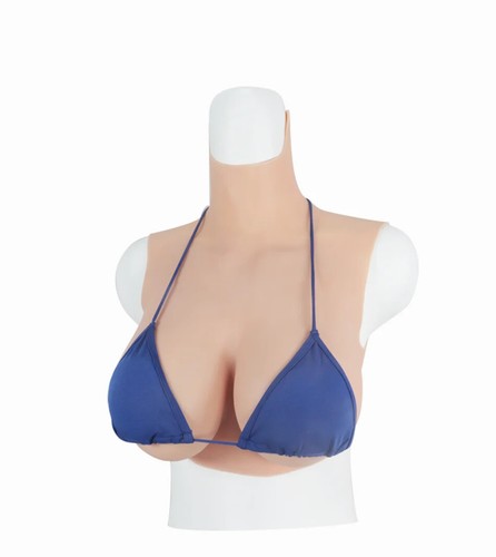 Silicone Breast Forms /B/C/D/E/G Cup Huge Fake Boobs Drag Queen Shemale - Picture 19 of 26