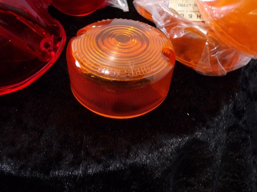Harley Davidson Replacement Lens Lot Tail (1) Turn Amber (4) Turn Red (4) - Picture 5 of 6