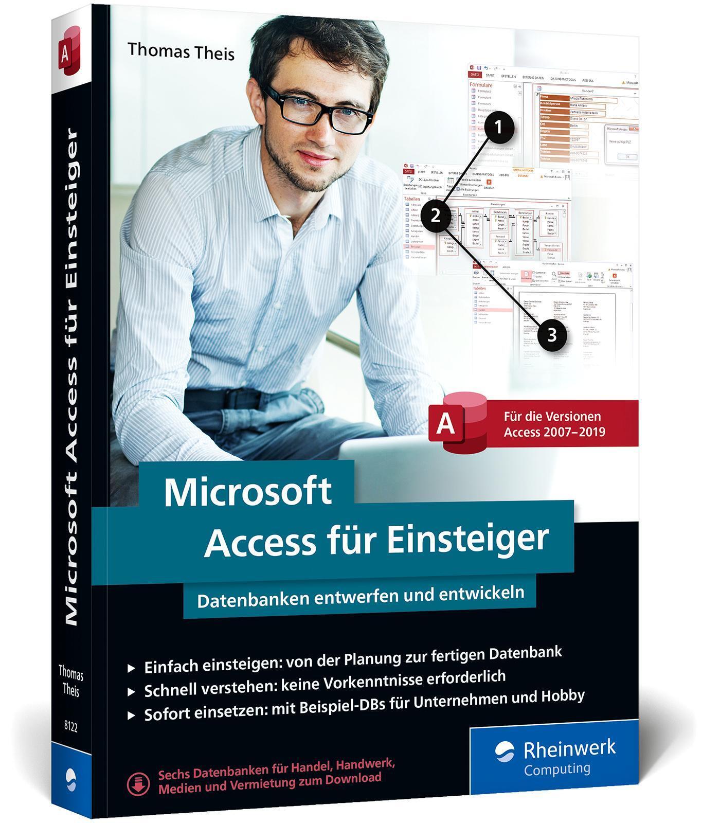 Thumbnail - Microsoft Access Für Einsteiger | Thomas Theis | Deutsch | Taschenbuch
