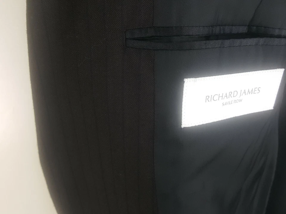 Abrigo Deportivo de Lana RICHARD JAMES Hecho en Inglaterra - Sin Pantalones 2 Btn EE. UU. Talla 42 Regular Foto 2 de 4