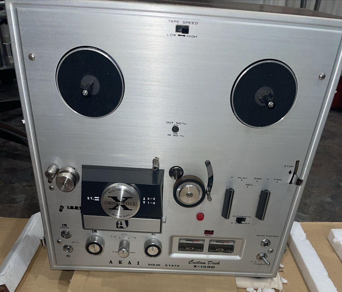 Akai X150D Cross Field Head Reel to Reel Tape Recorder, Custom Deck