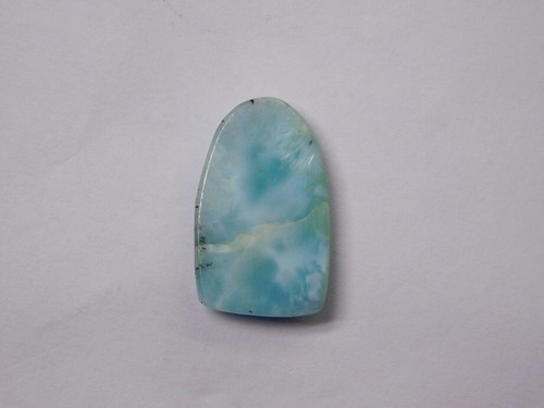Piedra preciosa cabujón natural Larimar suelta para joyería gema 15 quilates ME-7953 - Imagen 5 de 5
