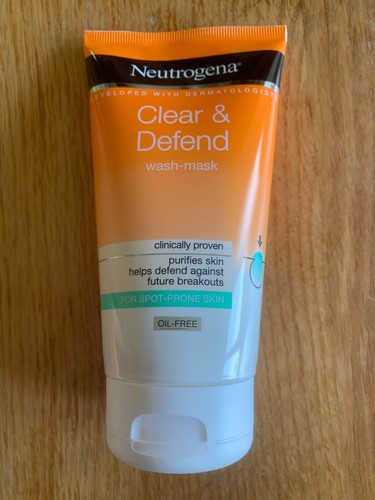 X2 Brand New NEUTROGENA Clear & Defend Wash Mask 150ml DUO - Picture 2 of 4
