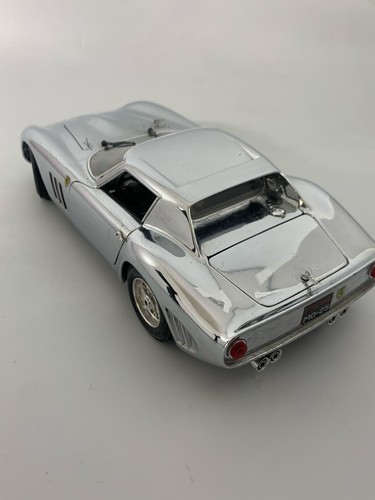 GUILOY 1/18 Heavy Solid Chrome 1964 Ferrari 250 GTO In Perfect Condition - Picture 4 of 24