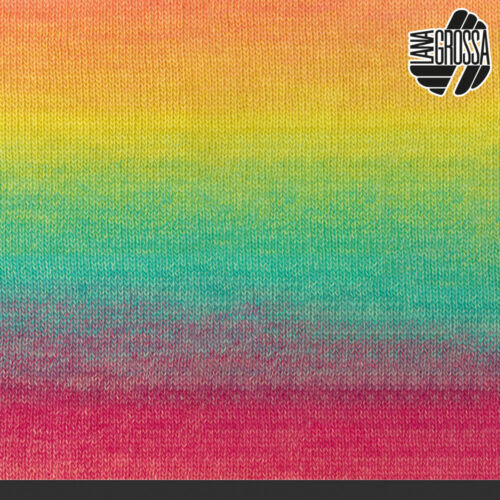 Lana Grossa 3 x 200 g Gomitolo Versione Dochtgarn Farbverlauf Wolle 12 Farben - Bild 15 von 25