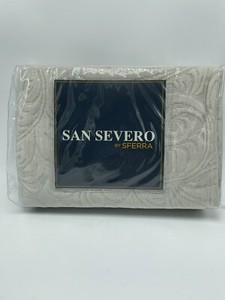SFERRA  Hannah Continental Sham Retail $85.00 Color Grey New Pillow Sham 26x26