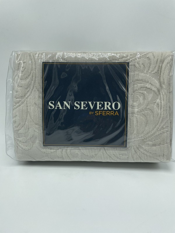 SFERRA  Hannah Continental Sham Retail $85.00 Color Grey New Pillow Sham 26x26