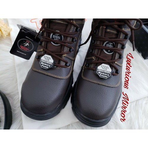 Botas Skechers Trabajo Calce Relajado Burgin Sosder Puntera Compuesta Para Hombres Talla 12 Puntera de Acero - Imagen 4 de 9