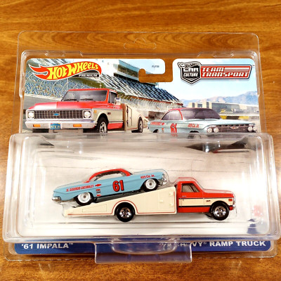 Hot Wheels Premium Car Culture Team Transport '61 Impala '72 Chevy
