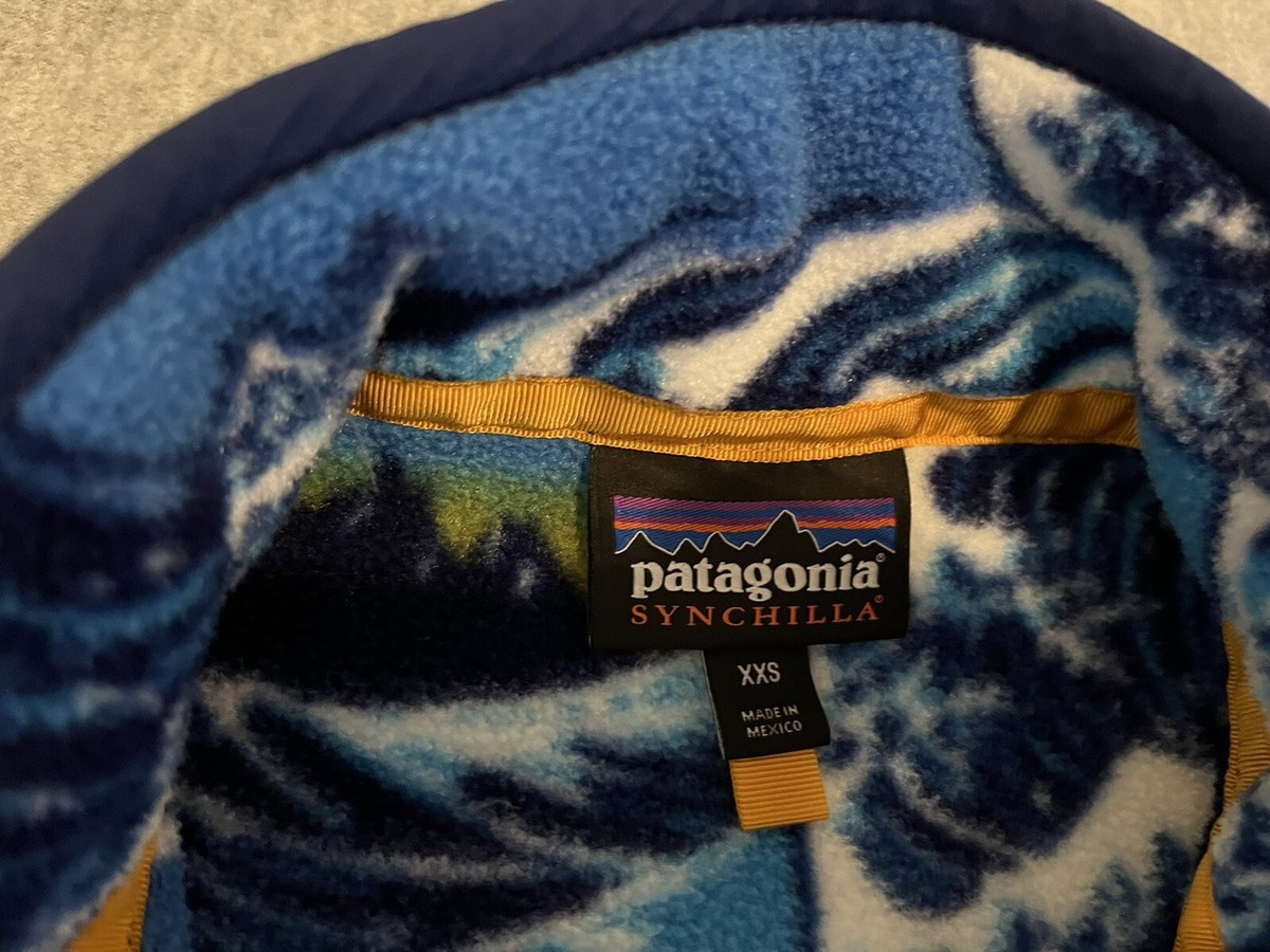 Patagonia Synchilla Snap-T Fleece Pullover Sweater Fitz Roy Patagonia Synchilla Snap-T Fleece Pullover Sweater Fitz Roy