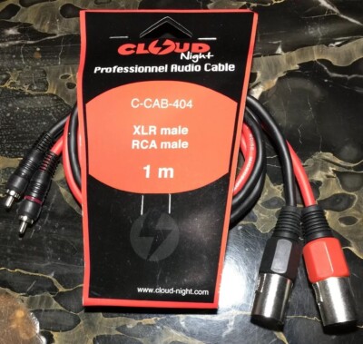 Câble Audio Hi-fi /Studio /Sono Grosse Section Jack 6,35x2/rcax2 Stéréo 3 M | UK