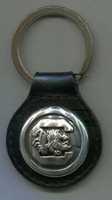 South Carolina Leather NCAA College Football Silver Concho Key Chain Free Ship