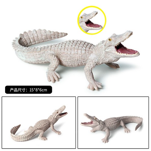 Simulated Amphibian Crocodile Children Cognition Toy Models - Picture 3 of 11