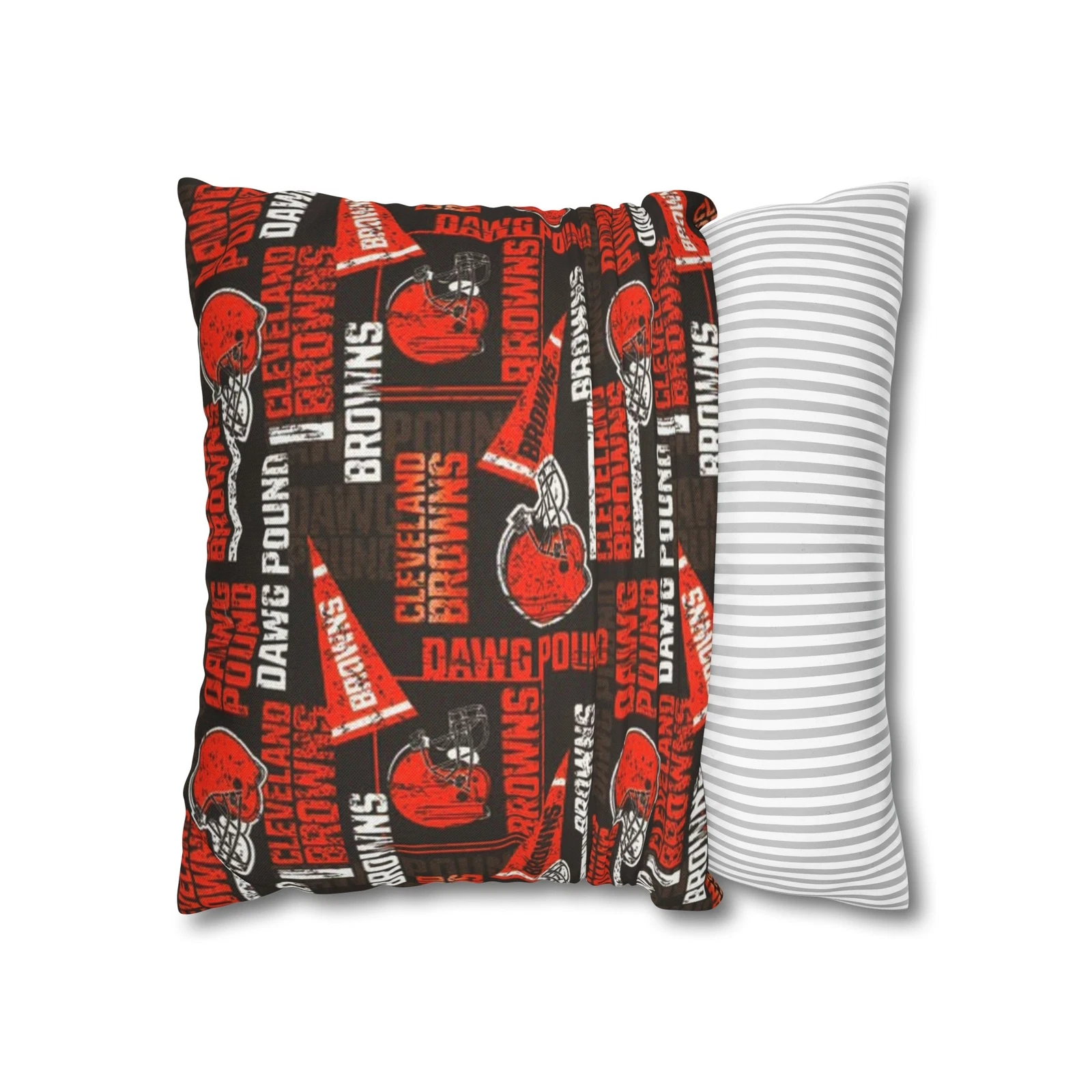 Cleveland Browns Spun Square Pillow Cover