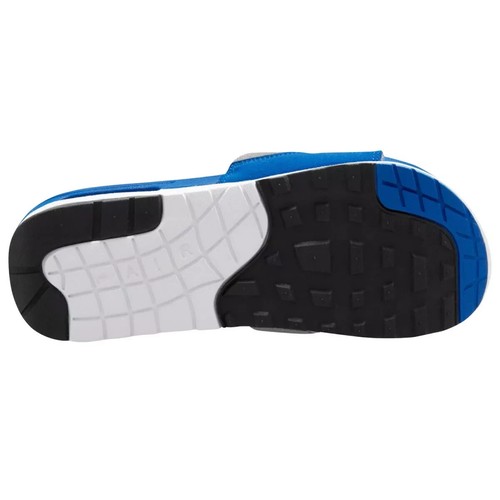 Nike Air Max 1 Slide Sandals Mens Size 14 Royal Blue White Gray FJ4007 100 - Picture 8 of 11