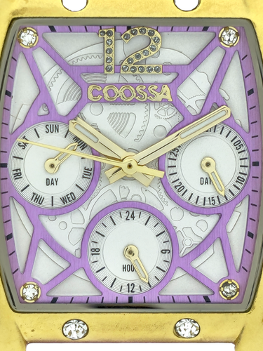 COOSSA ORIGINAL Special Edition His And Hers Tonneau Watch Set Day/Date 30M WR - Picture 16 of 19