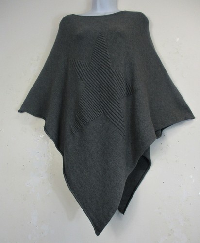 Ladies/Womens Lagenlook Knitted Stretchy Poncho/Cape/Wrap 7 Colours One Size - Bild 6 von 48