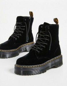 dr martens jadon velvet boots