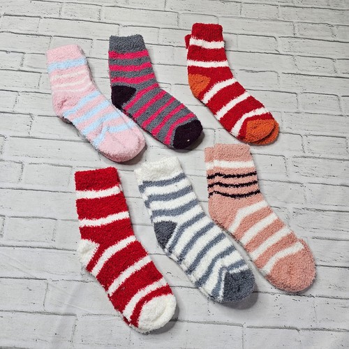 Suphigher 6 Pairs Women's Fluffy Bed Socks UK 4-7 Cozy Warm Winter Indoor Lounge