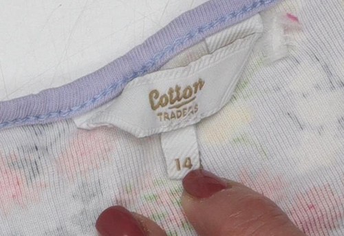 Cotton Traders Women's Multicoloured Floral Blouse Size 14 - Picture 3 of 12