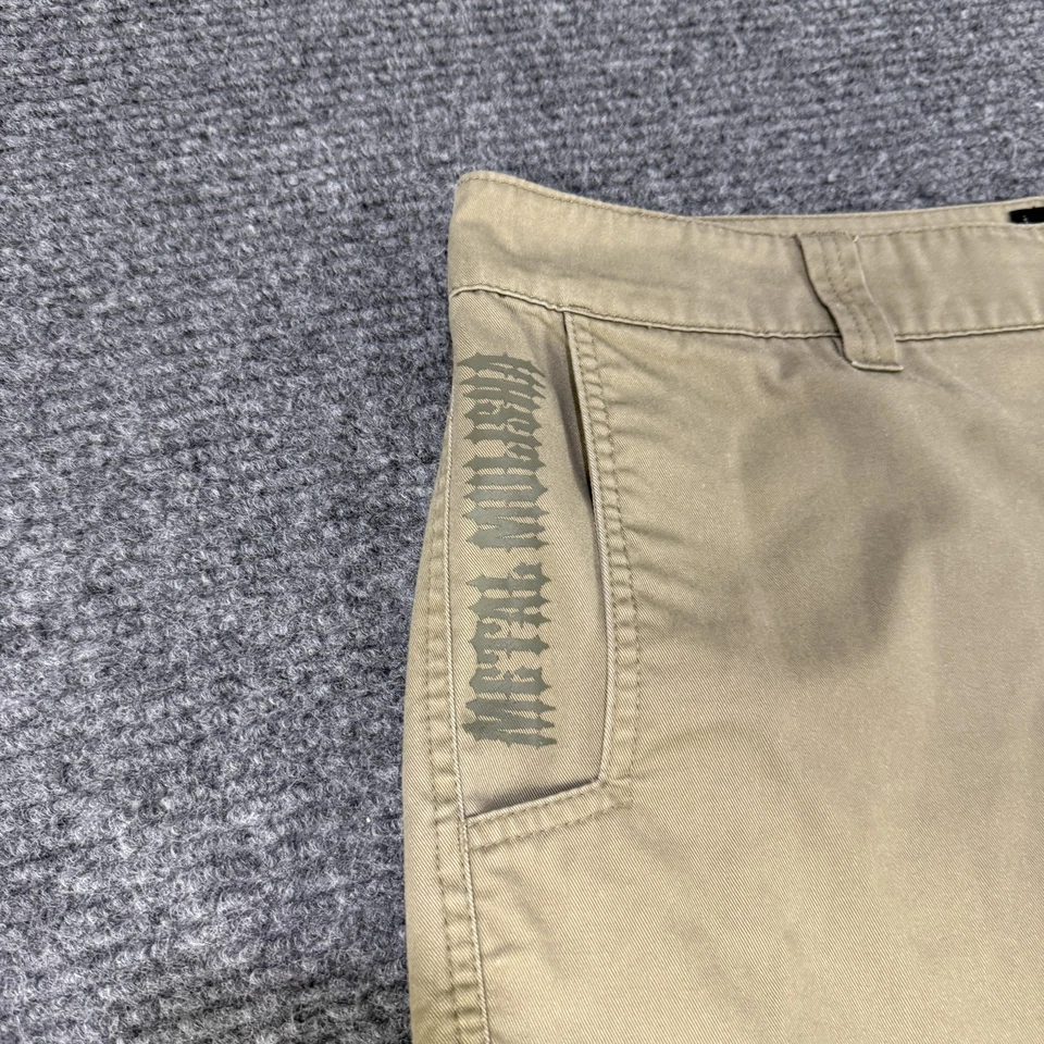 Pantalones Cortos Mulisha de Metal para Hombres 40 Caqui Tostado Carga Patinador Gráfico Logo Bordado Foto 4 de 4