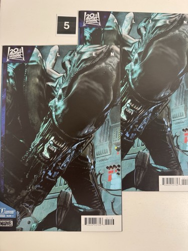 Alien #1 Mike Mayhew 1:25 Variant Lot Of 2 Marvel Comics