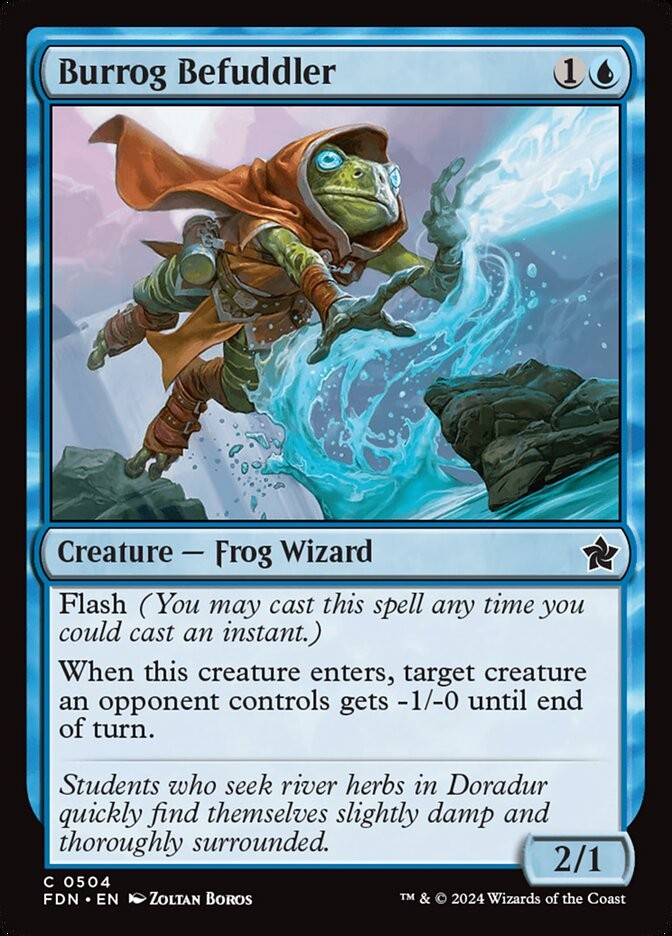BURROG BEFUDDLER Common Foundations NM MTG