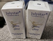 Julystar Body Glitter Stick For Face Hair Body Christmas Silver Gold