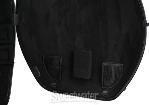 Eastman CACL30 Cello Case with Wheels - 4/4 Size, Silver - Picture 2 of 11