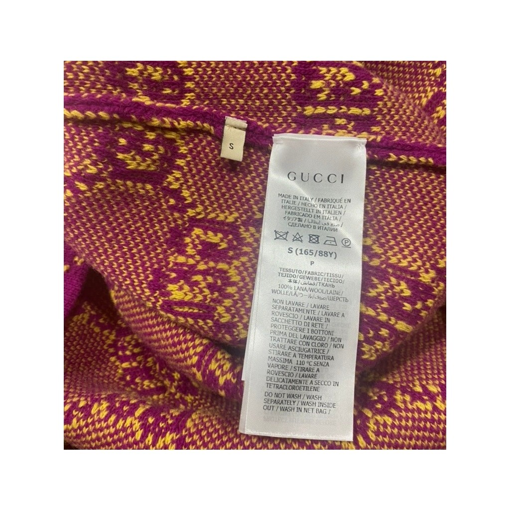Gucci Wool GG Boucle Sweater Mini Dress Small Logo Monogram image 5