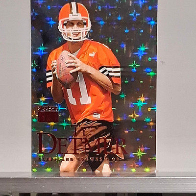 1999 Skybox Premium Shining Star Ruby Ty Detmer Card #62 #30/30.