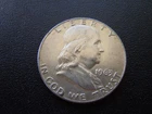 1963 Ben Franklin D Silver Half Dollar Coin