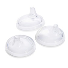 Boon Nursh Silicone Sippy Cup Lid - Convertible Transitional Sippy Spouts for