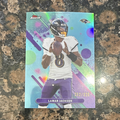 Topps Finest 2025 Lamar Jackson Ravens Finest Performance #47 252/325