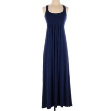 Calvin Klein Navy Blue Spaghetti Strap Maxi Dress Size XS