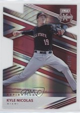 2020 Panini Elite Extra Edition Aspirations Die-Cut 4/28 Kyle Nicolas #61 04o2