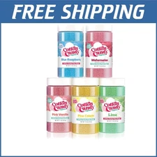 Ultimate Cotton Candy Floss Sugar Pack - 5 Flavors for Carnival Quality Treats