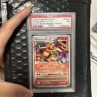 2009 POKEMON DIAMOND & PEARL BLACK STAR PROMO HOLO #DP45 CHARIZARD G LV.X PSA 7